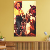 Kuh Leinwanddruck (Insitu (Wohnzimmer))