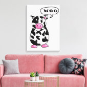 Kuh Leinwanddruck (Insitu (Wohnzimmer))