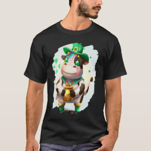 Kuh Leprechaun Kühe St Patricks Tag 2 T-Shirt
