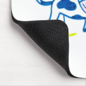 Kuh-Liebe ich… Ich trinke Sojamilch Mousepad (Ecke)