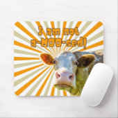 Kuh-Liebhaber: "Ich bin kein Moosbraut!" Mousepad (Mit Mouse)