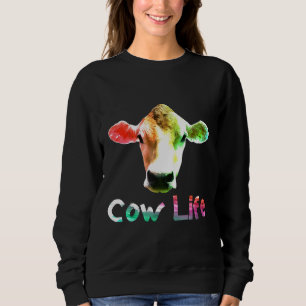 Kuh Life Bauer Geflügel Milcherzeugnisse Vegane Ja Sweatshirt