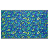 Kuh Lilien, Spatterdock Sommerteich Blumenmuster Stoff (Fat Quarter (45,7 x 55,9 cm))