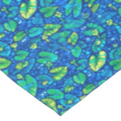 Kuh Lilien, Spatterdock Sommerteich Blumenmuster Tischdecke (Schrägansicht)