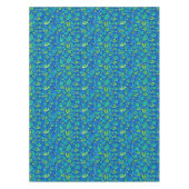 Kuh Lilien, Spatterdock Sommerteich Blumenmuster Tischdecke (Vorderseite)