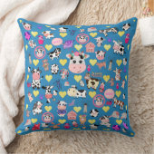 Kuh Lover Kissen mit Herz (Decke)