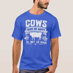 Kuh Lover Kuh Eigentümer Bauer gestört T-Shirt