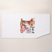 Kuh Lover nur ein Mädchen, das die Hochlandkühe-Li Badehandtuch (Badehandtuch)