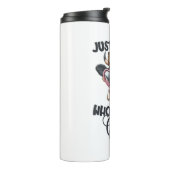 Kuh Lover Nur ein Mädchen, das Kühe Liebe _1 Thermosbecher (Nach links gedreht)