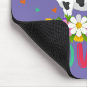 Kuh Lover nur ein Mädchen, das Kühe Liebe Mousepad (Ecke)
