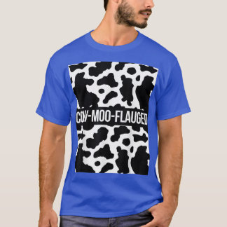 Kuh Lover Rind Bauer CowMooFlauged Pattern Co T-Shirt