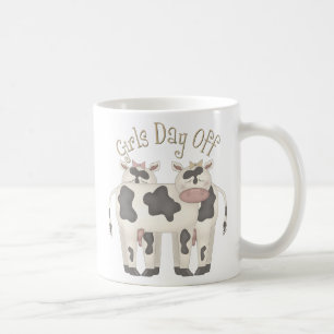 Kuh-Mädchen Kaffeetasse