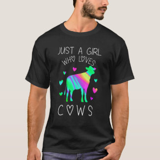 Kuh Mädchen Kuh Kuh Für Mädchen Kuh T-Shirt