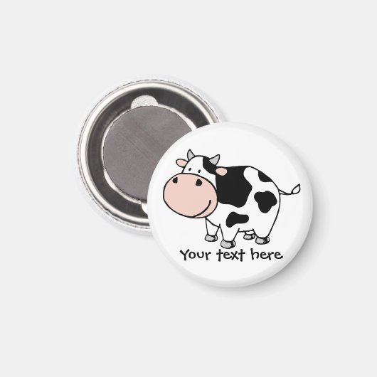 Kuh Magnet (Vorderseite/Rückseite)