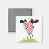 Kuh Magnet (Vorderseite/Rückseite)