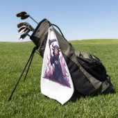 Kuh-Mäher Golfhandtuch (Gras)