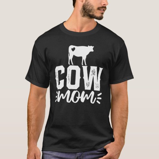 Kuh-Mama-Muttertag T-Shirt (Vorderseite)