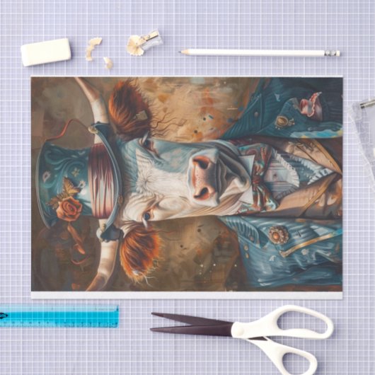 Kuh Mania14 Seidenpapier (Handwerk)