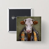 Kuh-Mann Button (Vorne & Hinten)