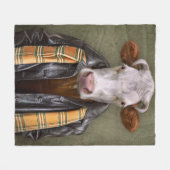 Kuh-Mann Fleecedecke (Vorderseite (Horizontal))