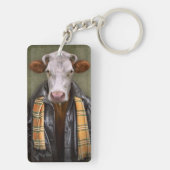 Kuh-Mann Schlüsselanhänger (Rückseite)