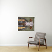 Kuh-Mann Wandteppich (Beispiel (Horizontal))