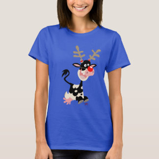 Kuh-Masquerschnitt als T - Shirt der Reiniren