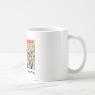 Kuh Matinee Gruselfilm Lustige T-Shirts & Geschenk Kaffeetasse