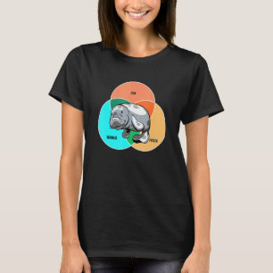 Kuh Meerjungfrau Kartoffel Seekuh Tierpfleger Meer T-Shirt