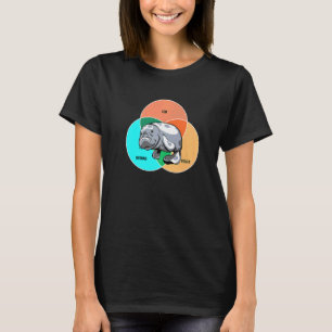Kuh Meerjungfrau Kartoffel Seekuh Tierpfleger Meer T-Shirt