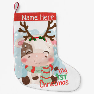 Kuh mein 1. Weihnachten Kleiner Weihnachtsstrumpf