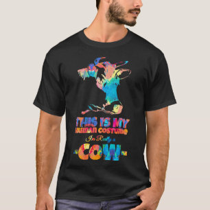 Kuh-Mensch-Kostüm Süße Kühe Tier Bauer Malerei T-Shirt