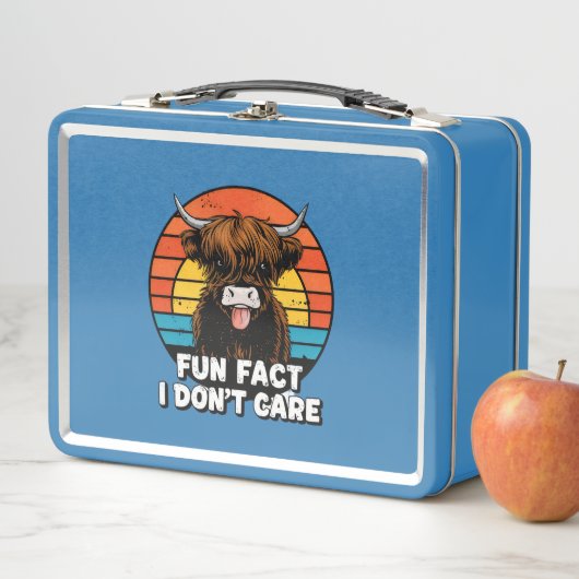 Kuh. Metall Brotdose (Beispiel)