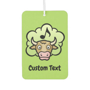 Kuh Methan Cartoon Car Air Freshener Autolufterfrischer