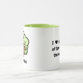 Kuh Methan Cartoon Kaffee Tasse (Zentrum)