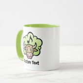 Kuh Methan Cartoon Kaffee Tasse (Vorderseite Links)