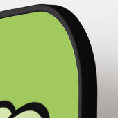 Kuh Methan Cartoon Pickleball Paddle (Linke Seite)