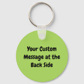 Kuh Methan Cartoon Schlüsselanhänger (Rückseite)