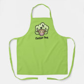 Kuh Methan Cartoon Schürze (Vorderseite)