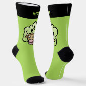 Kuh Methan Cartoon Socken (Gewinkelt)