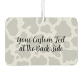 Kuh Methan Icon Car Air Freshener Autolufterfrischer (Rückseite)