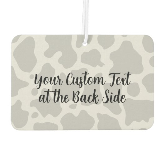 Kuh Methan Icon Car Air Freshener Autolufterfrischer (Rückseite)