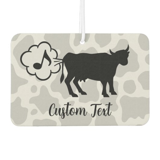 Kuh Methan Icon Car Air Freshener Autolufterfrischer (Vorderseite)