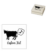 Kuh Methan Icon Kautschuk Briefmarke Gummistempel (Stempel)