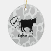 Kuh Methan Icon Keramik Ornament (Links)