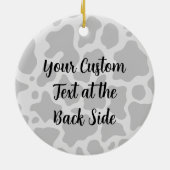 Kuh Methan Icon Keramik Ornament (Hinten)