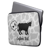 Kuh Methan Icon Laptop Sleeve (Vorderseite Links)