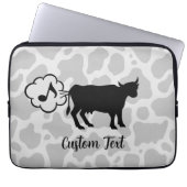 Kuh Methan Icon Laptop Sleeve (Vorderseite)