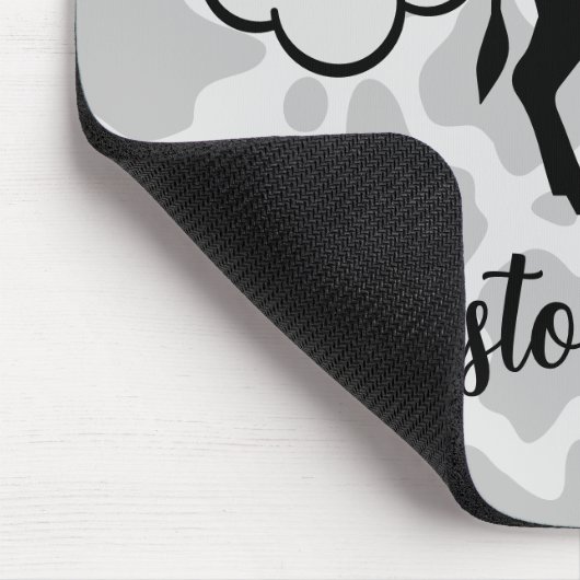 Kuh Methan Icon Mouse Pad Mousepad (Ecke)