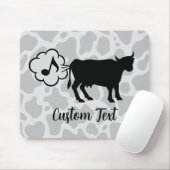 Kuh Methan Icon Mouse Pad Mousepad (Mit Mouse)